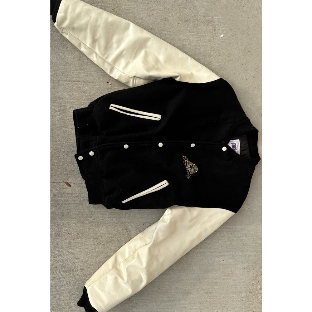 VINTAGE Dean Markley Men Varsity Jacket Medium Varsity MVP‎ Quilted 90s USA READ